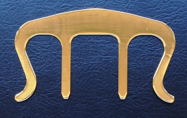 92x64x8mm Guldklemme - Musikbogmærke og Sideholder