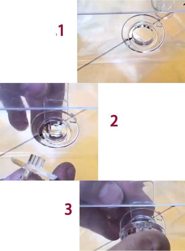 Plastlås Hasp 5st, Akryl Mini Spänne Spärr Transparent Gångjärn Haspar