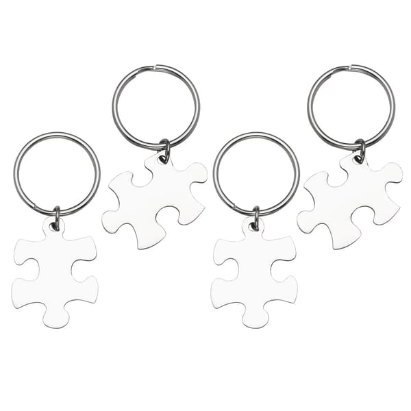 Beste venner nøkkelringer for 4 - Nøkkelring i rustfritt stål