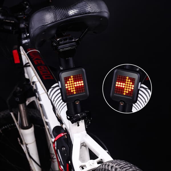 Cykellampe intelligent sensing styring bremse laser baglygte