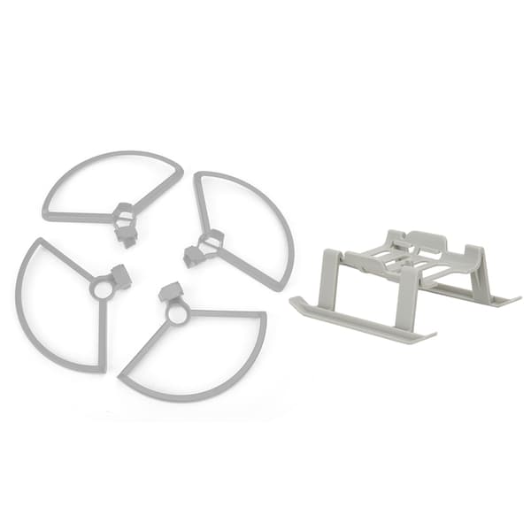 DJI Mavic Mini RC Forlænget Højde Stativ Propelbeskyttelsesring Sæt Grå