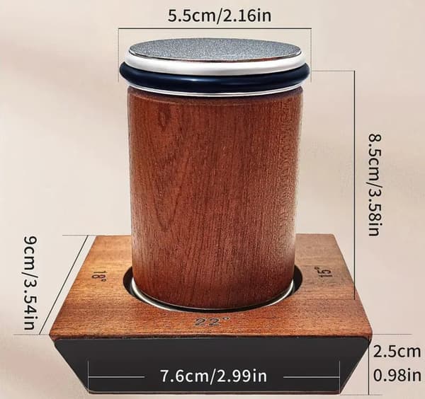 Rolling Knife Sharpening Kit with Diamond Disc and 15° 20° Angle Guide for Kitchen Knives, Wood Color