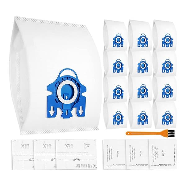 Vacuum Cleaner Bag Compatible with GN 12-pack, Vacuum Cleaner Replacement