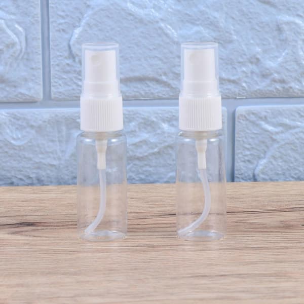 12st 20ml Sprayflaskor Underförpackning Presspump Smink Påfyllningsbara Behållare för Resor och Kosmetisk Användning