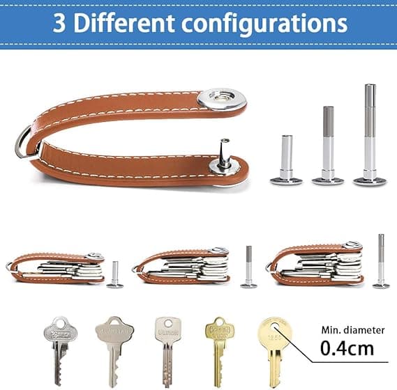 Key Organizer, Portable Keychain | Smart Pocket Key Holder with Gift Box, Stylish, Functional and Practical
