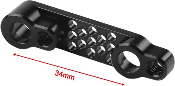 7075 Bakbremseadapter Landeveissykler Montering til og Aluminiumslegering for Flat Konverterer 140mm 160mm Lett Funksjonell (Svart)