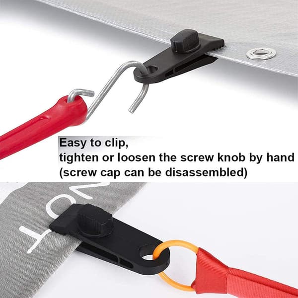 Pressuklipsit Heavy Duty Lock Grip, 20 kpl