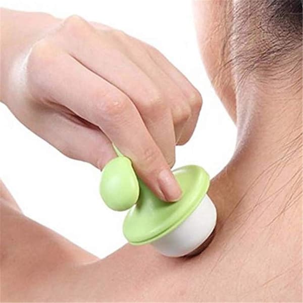 2 PCS Handheld Body Massager Mini Potted Plant Shaped Roller, ZQKLA