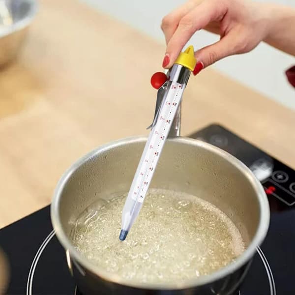 Klassisk stegetermometer Køkken Temperatur Aflæsning Mad Termometer - Køkken Termometer til Slik Sukker, Temperaturområde: 50℃～200℃/100-400℉