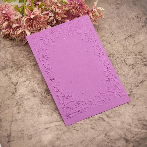 Pregemappe DIY Håndverksmaler Stempler Sjablonger Scrapbook Papirkort_tfrf