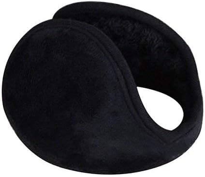 Diameter 12,5 cm øreklokker Unisex Svart øreklokker Vinter øreklokker