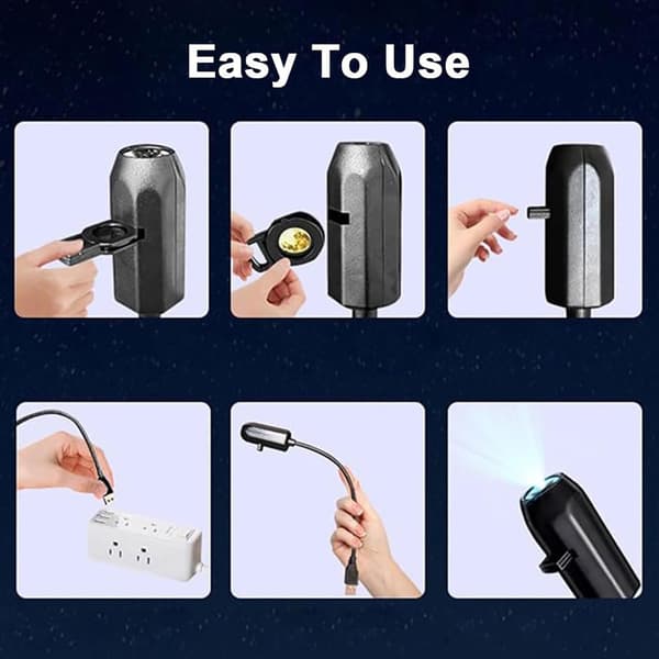 Plug and Play HD Christmas Projector, Christmas Projection Night Light (10 pcs)