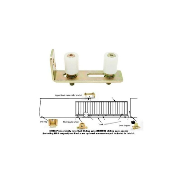 Sliding Gate Rail Guide Wheel, Nylon Wheel, Industrial Nylon Pulley, Various Specifications