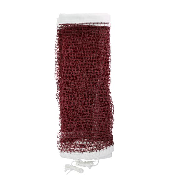 Red Nylon Badminton Net Without Reinforcement, Indoor/Outdoor
