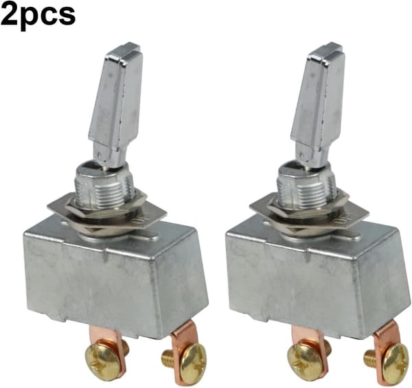 Robust vippströmbrytare lämplig för utrustning - 12V kopplingsenhet perfekt för bilar som effektivt kontrollerar elförbrukningen (2 st) 2pcs