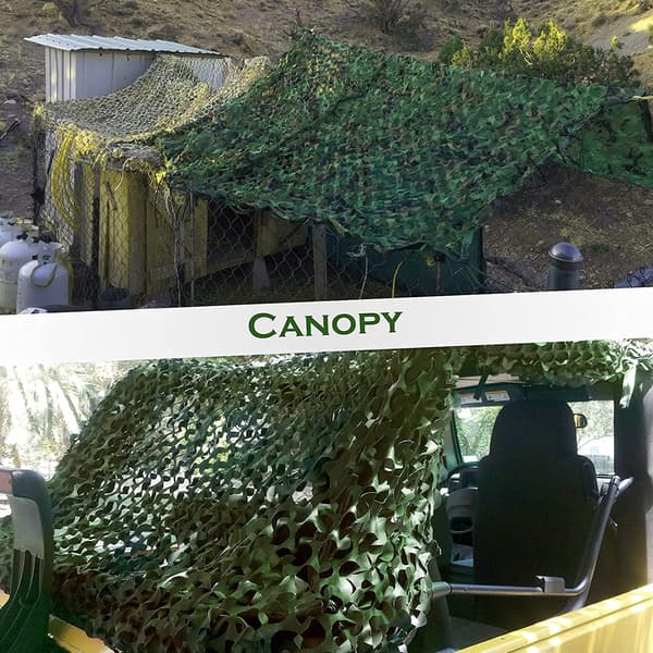 Dobbeltlags camouflage net 2x3m til jagt, hær til camping