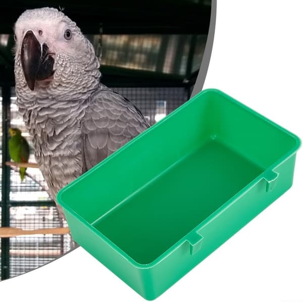 Fuglebur hengende badekar knapper, fôrings- og badebehov for med dobbel funksjon liten