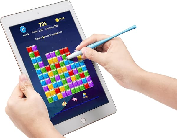 Ohut kynä kosketusnäytöille, iPhone, iPad, Kindle Fire, sis.