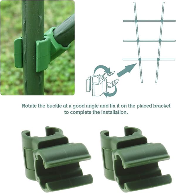 Plant support rattan connector climbing rattan fastener accessories