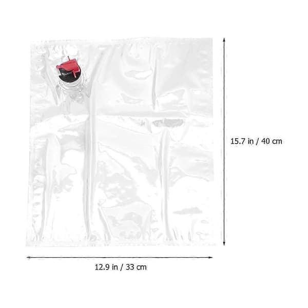 10 stk. Vinpose Refillposer Refillblærer 5L Vinpose Erstatningsposer Refilldispenserpose Wi