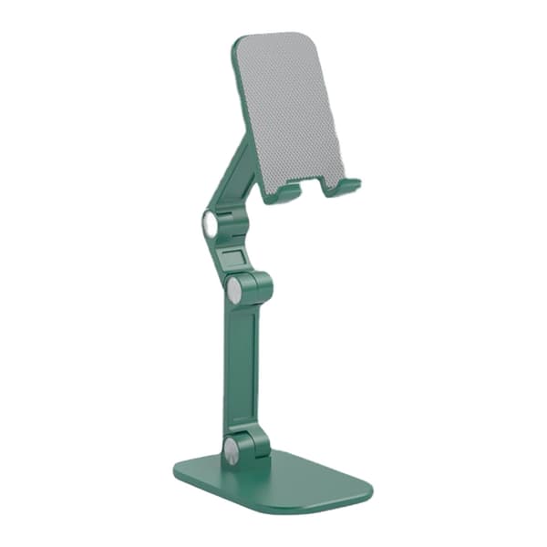 Adjustable Foldable Portable Cell Phone Stand for Desk - Green