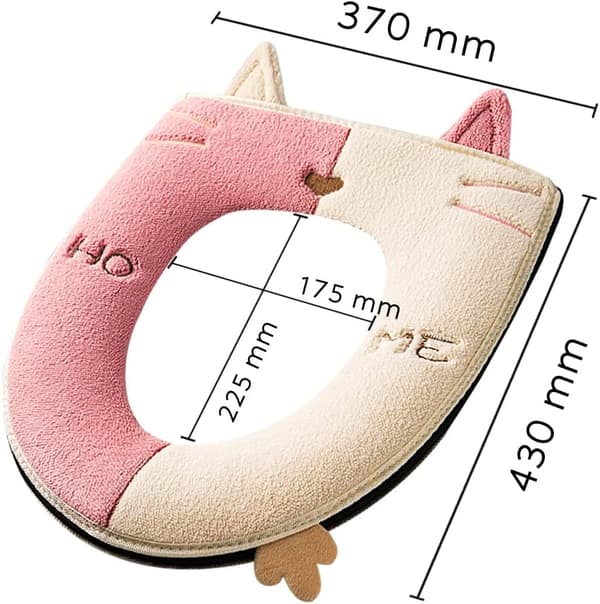 2 st (blå + rosa) Toalettsitsöverdrag är universella