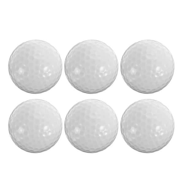 6 stk. LED Lysende Golfbolde Fluorescerende Nat Tilfældig Farve