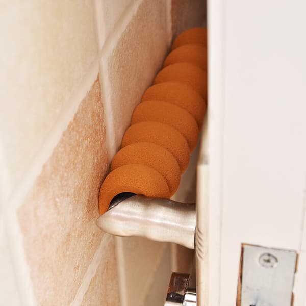 Door Handle Buffer Foam, 10 Pcs Door Handle Stopper Foam Protector, Door Handle Stopper Silicone (10 Pcs, Purple)