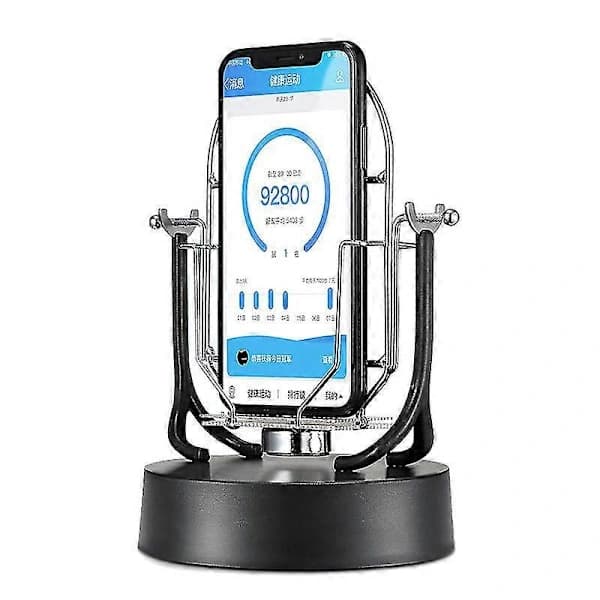 【PP】Double Phone Swing Device Automatic Shake Wiggler Pedometer Mobile Phone Holder