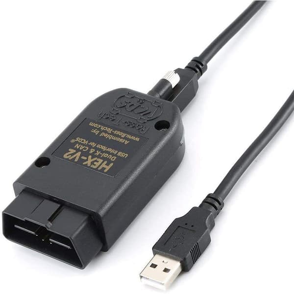 HEX V2 VCDS VAG COM 25.3 5053 Diagnostikkabel til VW/AUDI/Skoda/Seat Auto Reader USB-scannerkabel (engelsk)