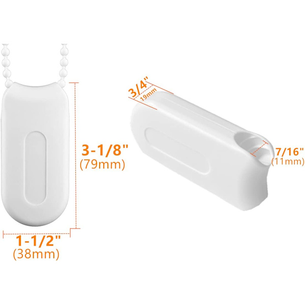 Curtain Accessories U-shaped Handle Roller Blind Tensioning Device Accessories - 2 pcs