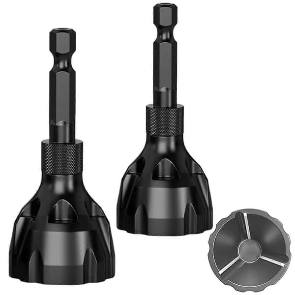 Metal Deburring Tool, Hex Shank Thread Repair Tool and Chamfering Tool, Fits 1/8-3/4 inch (3mm-19mm), Various Materials