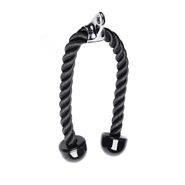 Triceps Pull Down Rope with Carabiner - Gym Cable Machine Attachment