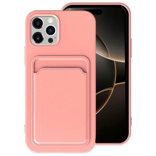 iPhone 16 Pro Max - Protect your card with a Stylish Silicone Case Navy Blue Marinblå