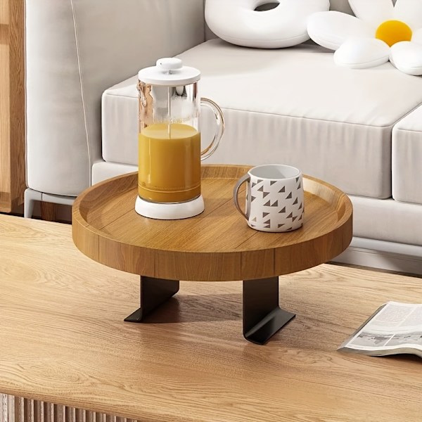 Armlenebrett Sofa | Bord til Sofa Armlene | Justerbart, 30cm Eik