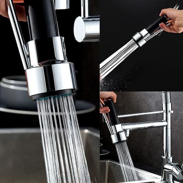 Kitchen Faucet Spray Brass Retractable Kitchen Sink Spray Mixer T