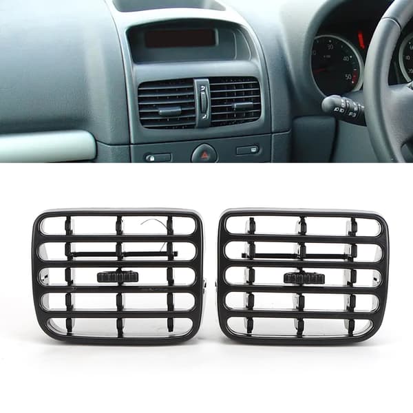 1 Pair Car AC Vent Frame Dashboard Grille Fits for CLIO MK2 1998‑2006