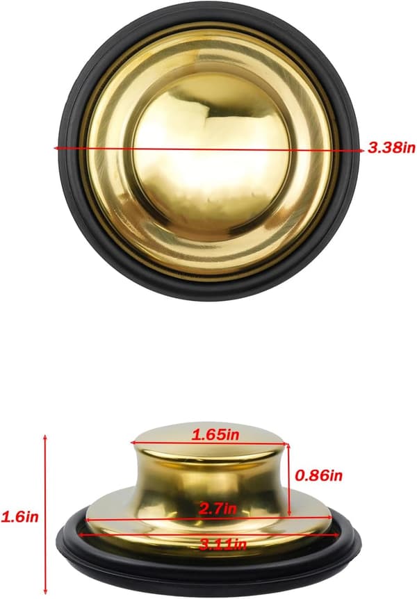 Køkkenvaskprop Gold