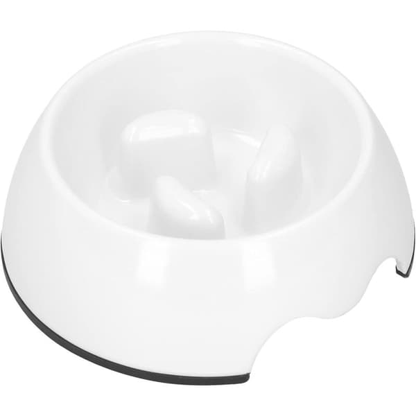 Sølefri hundeskål med sakte mating