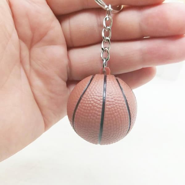 20 kpl Mini PU Koripallo Avaimenperä Luova Matkamuisto Riipus
