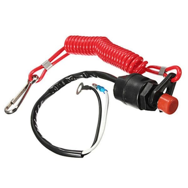 4X Boat Engine Emergency Stop Switch for / Tohatsu Kill Switch with Safety Lanyard