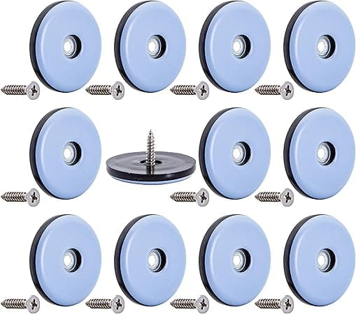 12-pack (1,5 tum (38 mm) bas) möbelglidplattor, bord/stol/Ca
