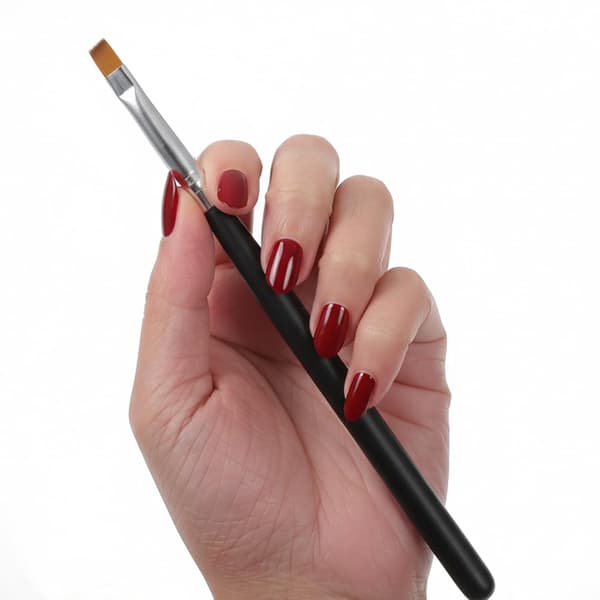 9 stk. fransk manikyr-negl for