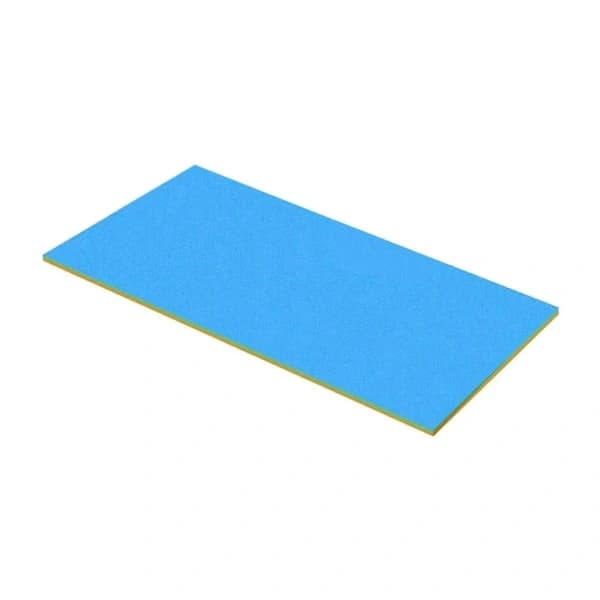 (pow yeah!) Water Floating Mat Floating Pad Soft Portable Comfortable Summer Bath Mat Recreation Floating Pad Unsinkable Foam Floating Pad Blue