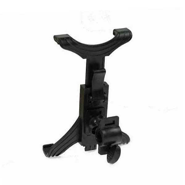 【PP】Adjustable Tablet Holder for Bicycle with 360° Rotation & Up/Down Viewing - Fits Microphone Stand 2-2.5cm Diameter