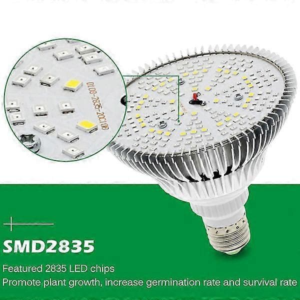 300W LED vekstlys E27 fullspektrum drivhusbelysning blomsterlampe hydroponisk