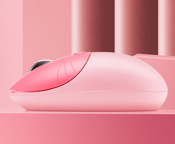 2.4G Pink Mouse Cartoon Cat Claw Dual Mode Computer Mouse