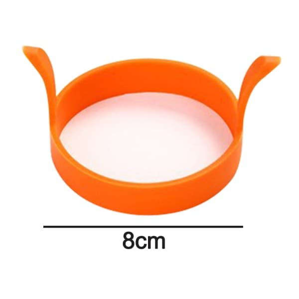 Silikon eggringer for stekte egg, non-stick eggkoking