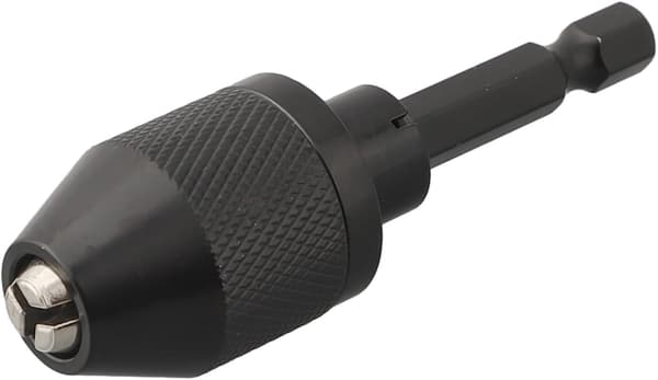 Chuck Hex Shank Adapter Bit Quick Change Non Bits Keyless Conversion Drill Driver, konverterar omedelbart hållare för
