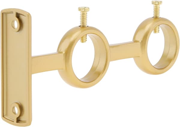 Doble gardinstangbraketter, 2 stk veggfester for 15-25 mm diameter